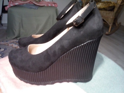 Scarpe con zeppa - , in